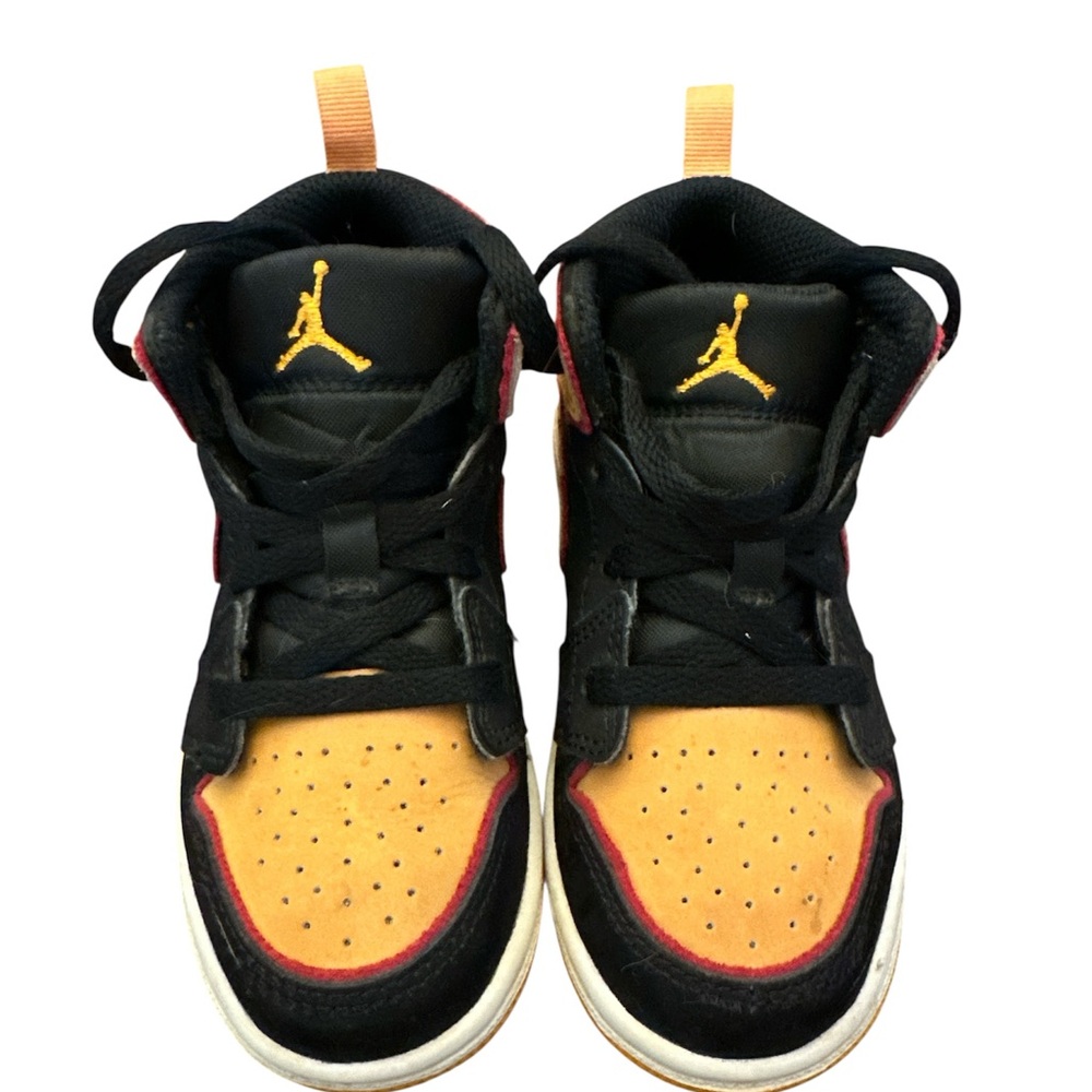 Nike Black and Orange Air Jordan’s